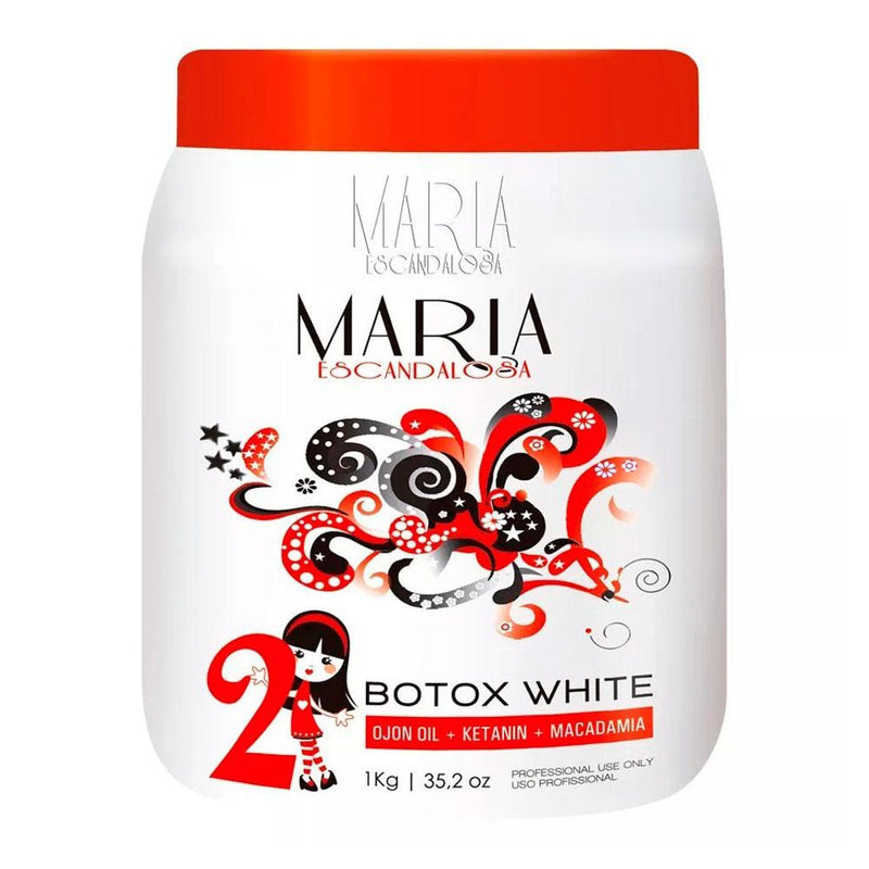 Bonequinha Escandalosa Capillary White Btox 1Kg/35.2fl.oz - Bonequinha Escandalosa | Brazilian Keratin Treatment