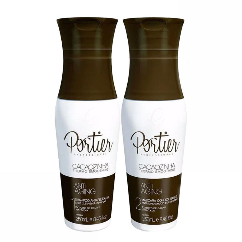 Portier Cacao Anti-Residue Shampoo for deep hair cleansing and cuticle preparation