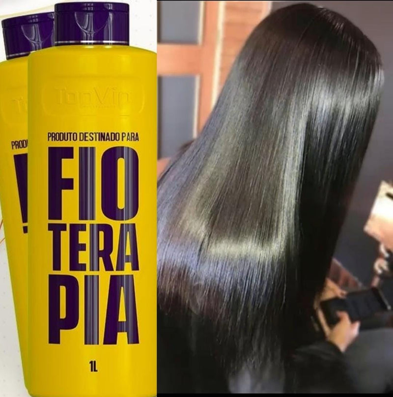 Top Vip Cosmetic Topterapia Brazilian Keratin Treatment - 1000ml for Straightening and Smoothing